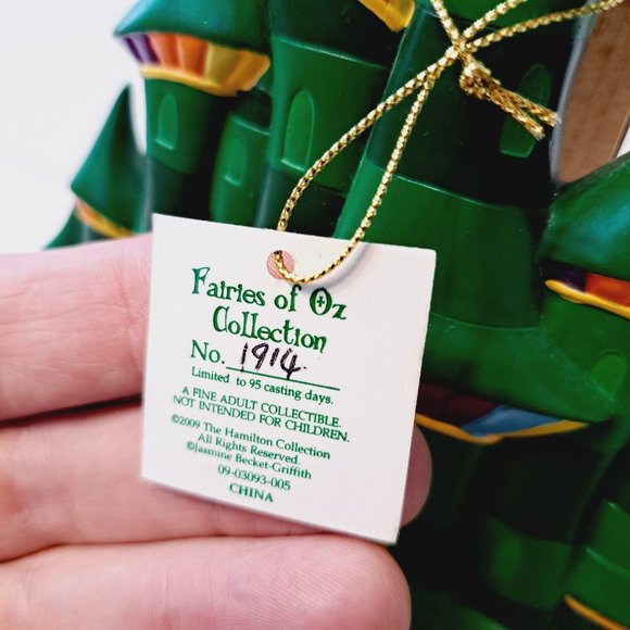 Wizard of Oz Emerald CIty display FAIRIES OF OZ Hamilton collection - Picture 5 of 9